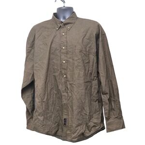 Duck Head Mens Houndstooth Button Down Shirt Long Sleeve Casual Dress Shirt XL